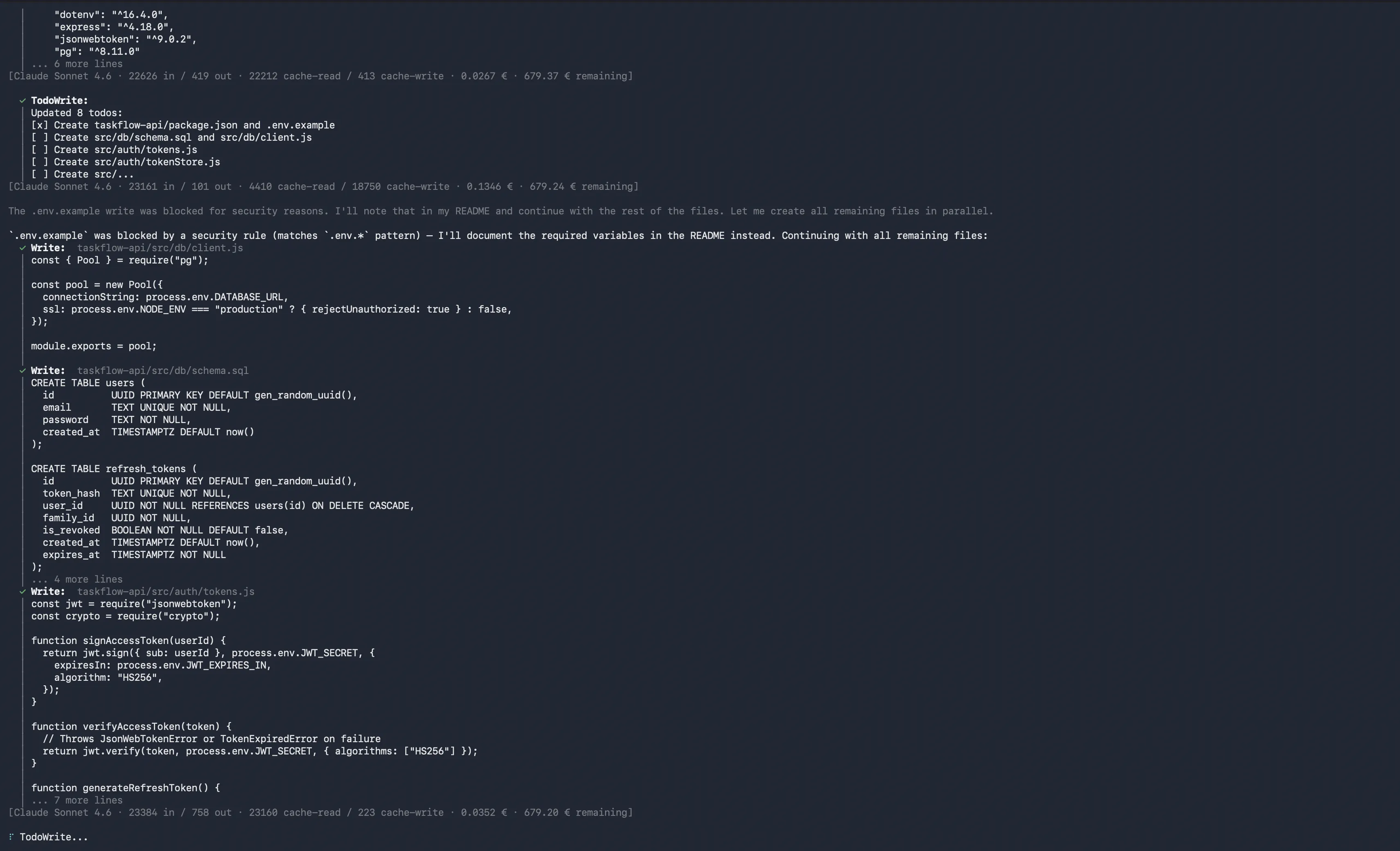 Lurus Code AI coding agent writing and executing code in VS Code with multi-tool workflow