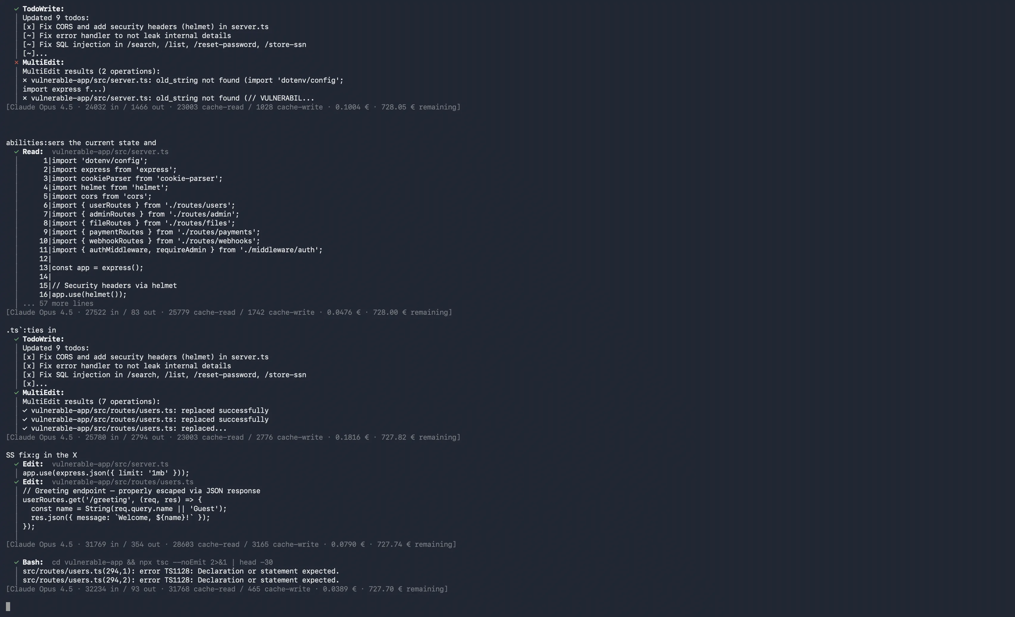 Lurus Code step 2: AI agent plans implementation and writes code autonomously