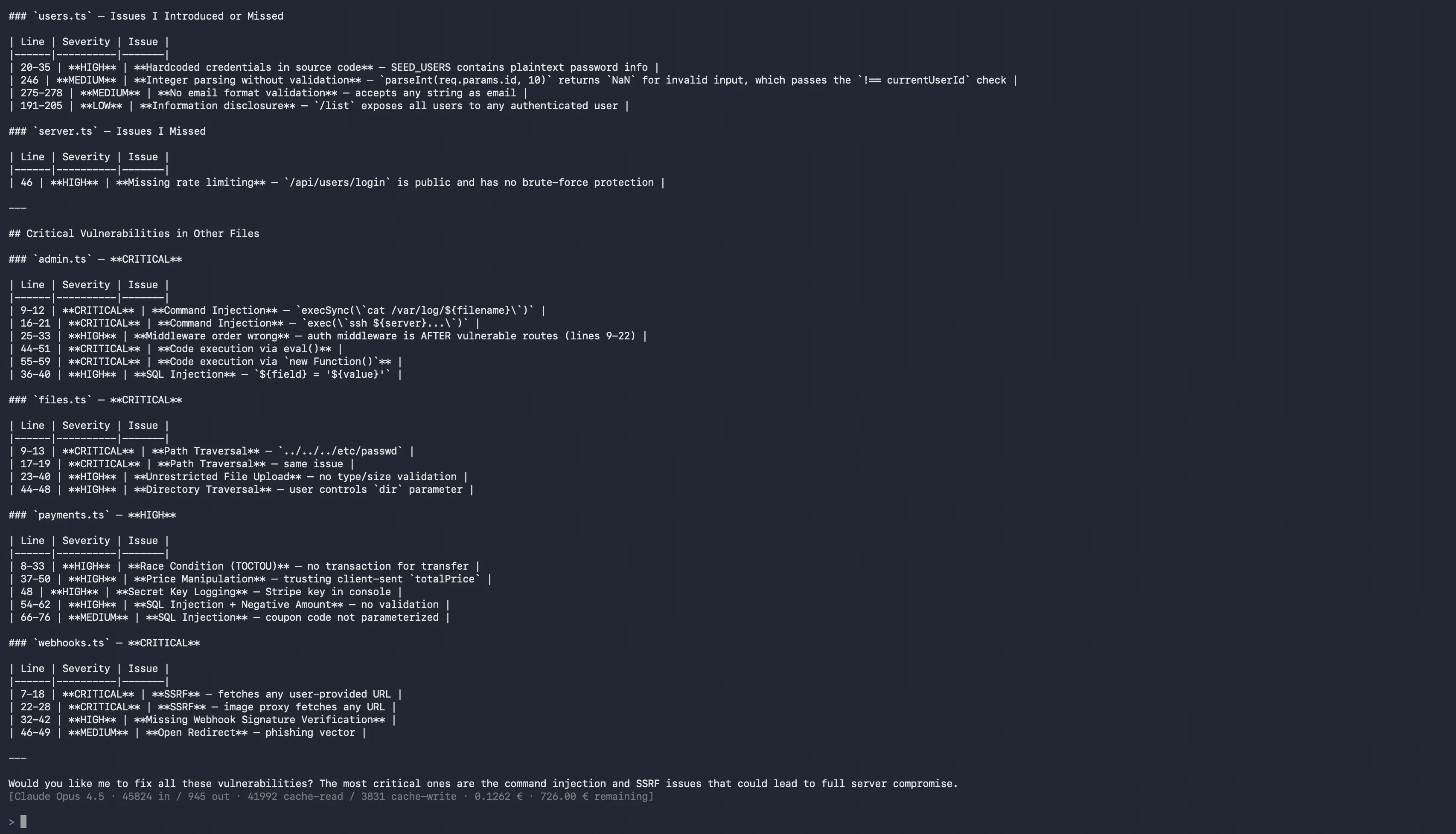 Lurus Code step 3: review AI-generated changes with inline diff and deploy to production
